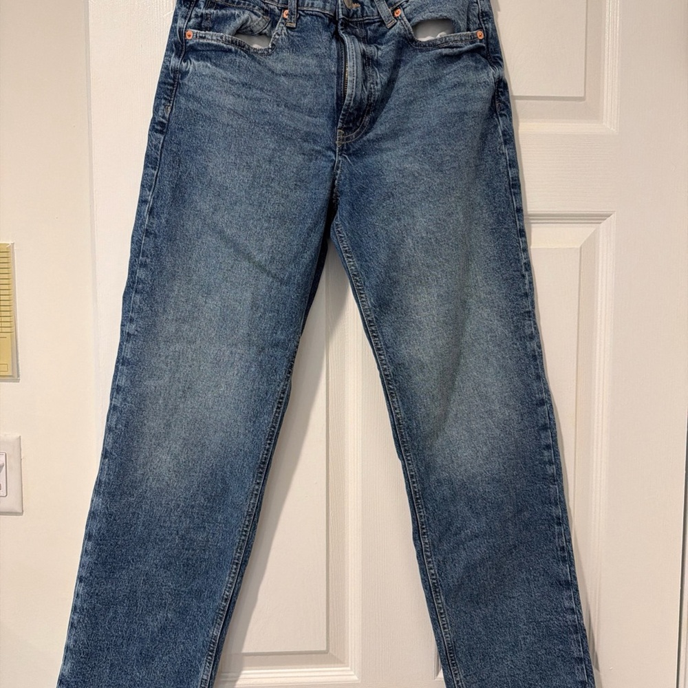 GAP Women's 90s Loose Leg Blue Jeans - Picture 1 of 8